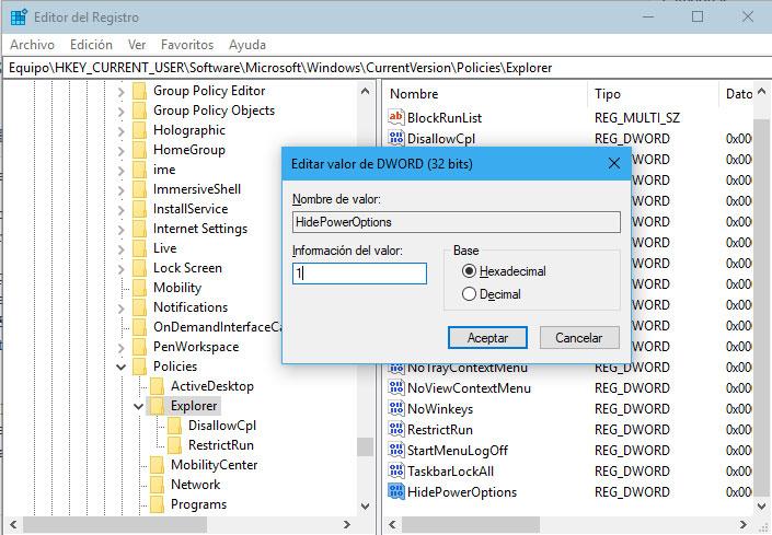 Cómo Desactivar Las Opciones De Apagar Reiniciar Suspender O Hibernar En Windows 10 5149