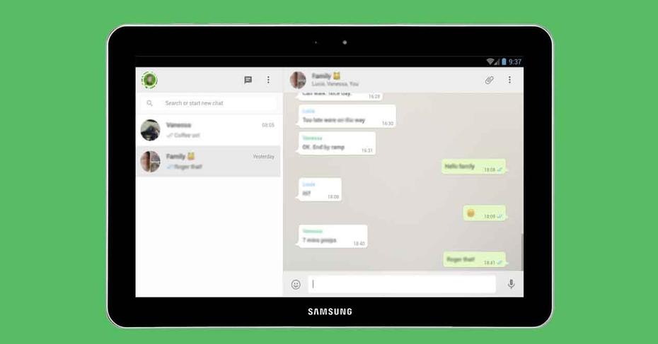 whatsapp for tablet download