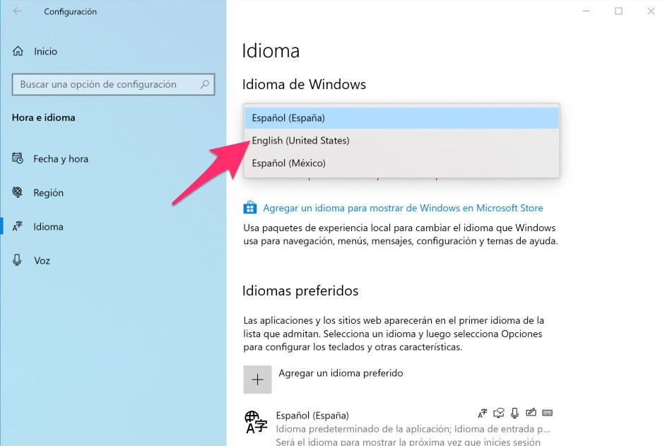Cómo Cambiar El Idioma De Windows 10 0544