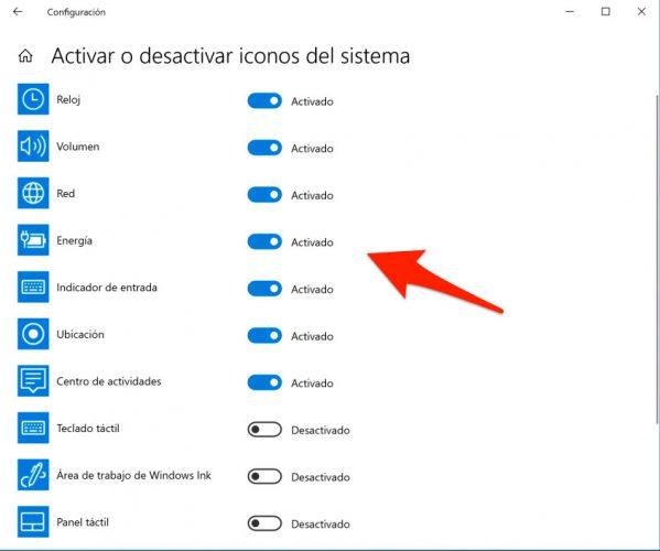 Cómo Activar O Desactivar Los Iconos Del Sistema En Windows 10 Hot 6812