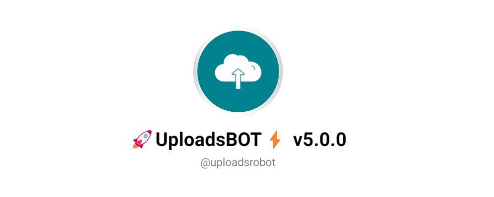 Icono del bot de Telegram UploadsBOT para descargas