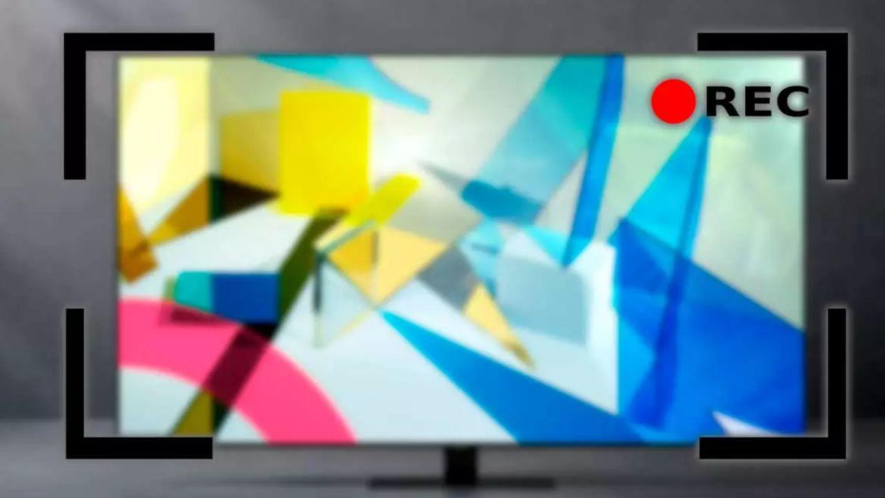 Televisión Smart de Samsung grabando contenidos de la tele