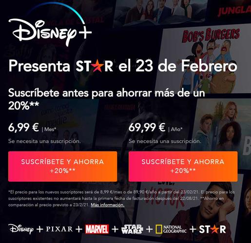 Subida de precio de Disney+ cuánto pagarán los suscriptores actuales