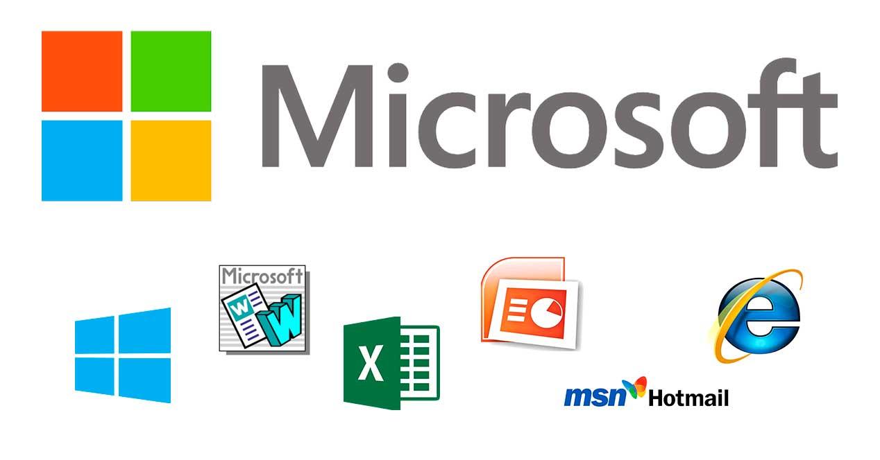 Histórico de todos los logos de Microsoft y sus marcas