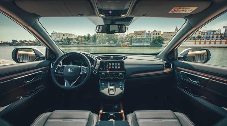 Interior Honda CR-V híbrido 2019
