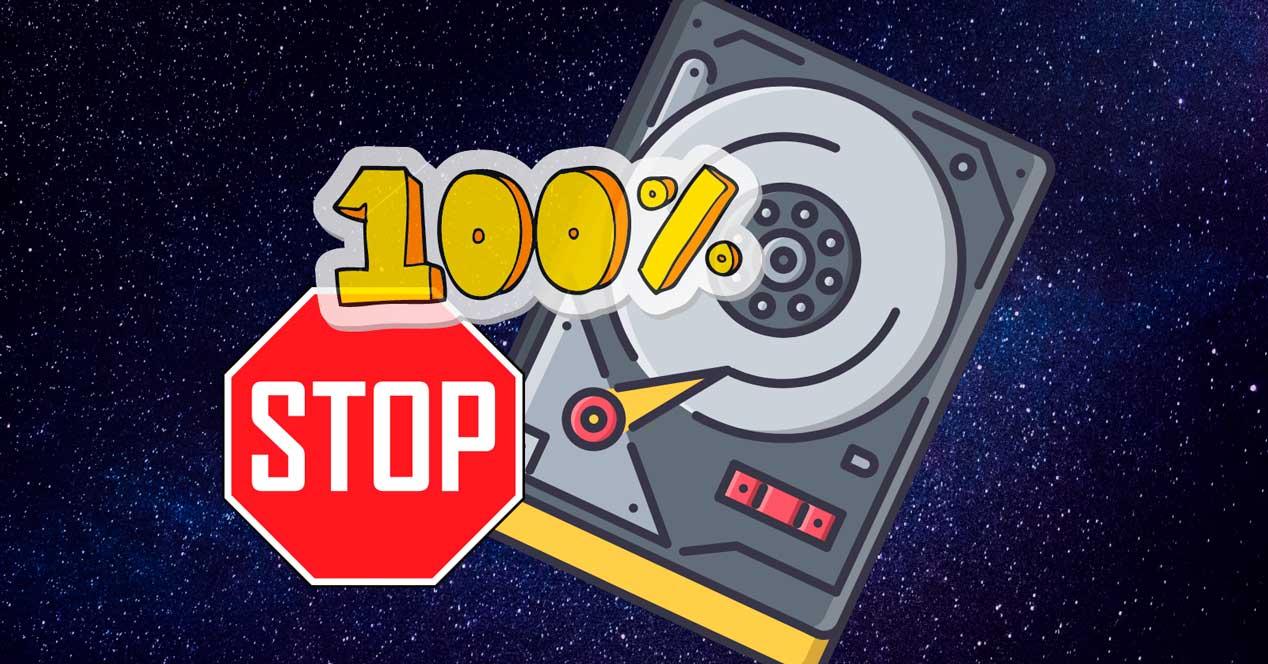 Perca código policía El disco duro está al 100% en Windows 10: Causas y soluciones
