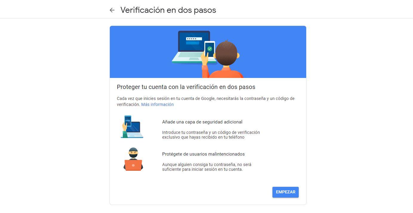 two-step verification Google