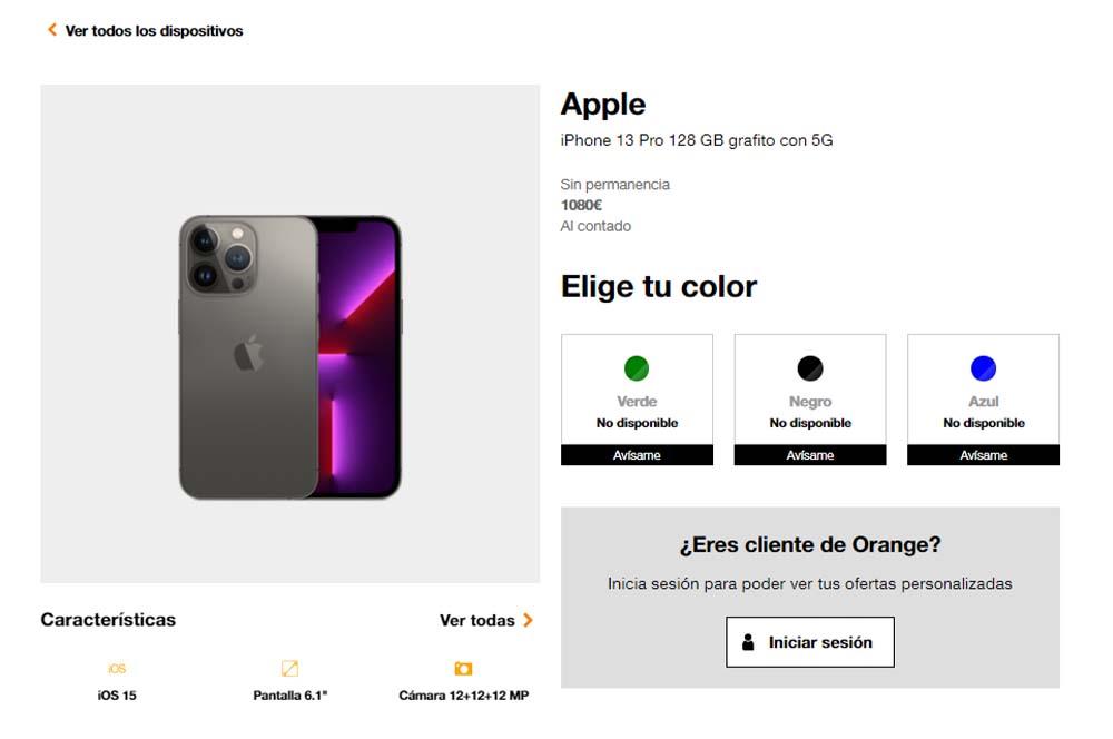Apple iPhone 13 Pro Max 5G: precios, colores, tamaños, funciones y  especificaciones