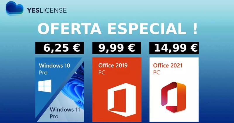 Tú Eliges Licencia De Office Desde 999 Euros O Licencia De Windows Desde 625 Euros 2571