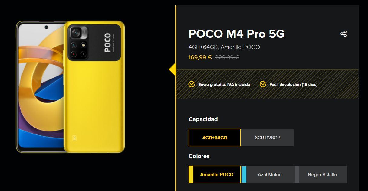 POCO M4 Pro 5G: Mejor precio, características y ofertas