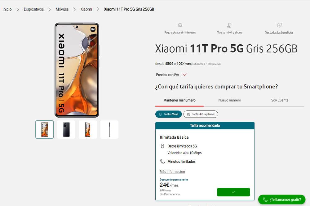 Xiaomi 11T y Xiaomi 11T Pro oficiales: características, precio y ficha  técnica