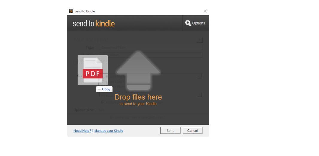 Cómo enviar y leer documentos PDF en el Kindle de