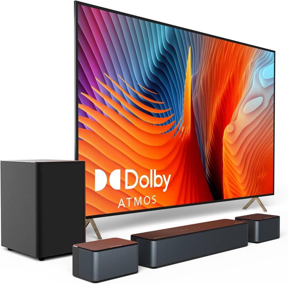 ULTIMEA barras de sonido para TV con Subwoofer, Dolby Atmos, Bluetooth,  sistema de sonido envolvente para altavoces de TV - AliExpress