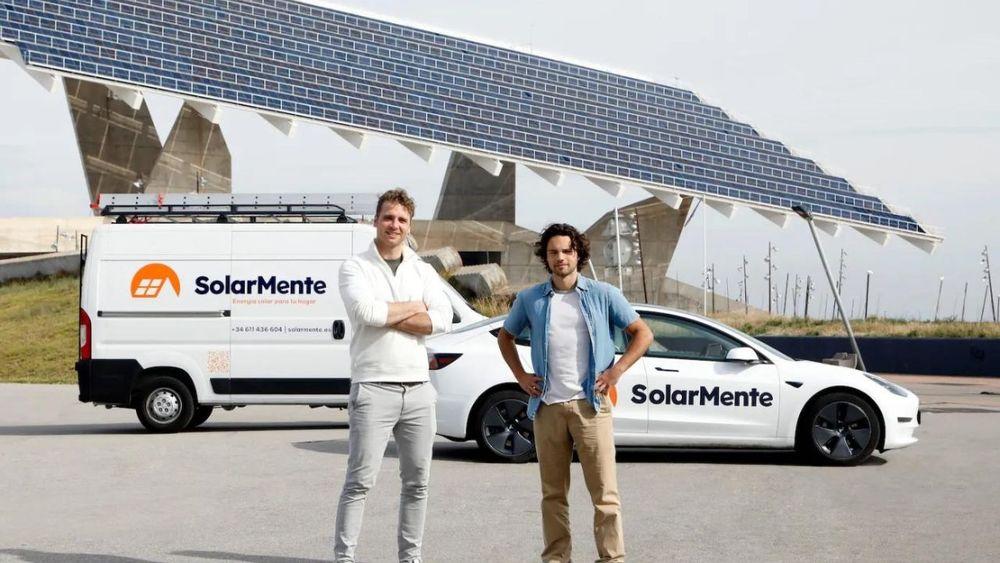 Los fundadores de la empresa española SolarMente