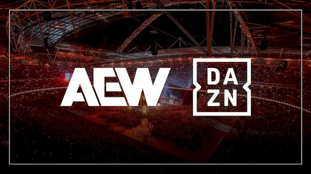 Logos de AEW y DAZN en conjunto
