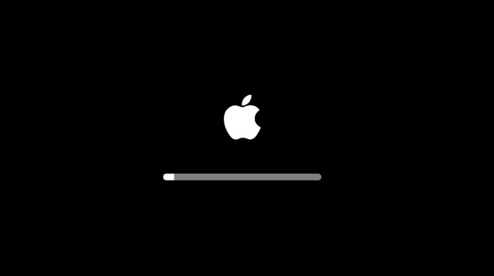 Actualización falsa simulada de un Mac OS X de Apple