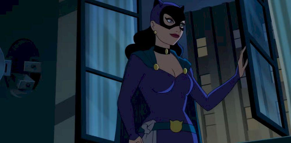 Catwoman en una escena de Batman: Caped Crusader
