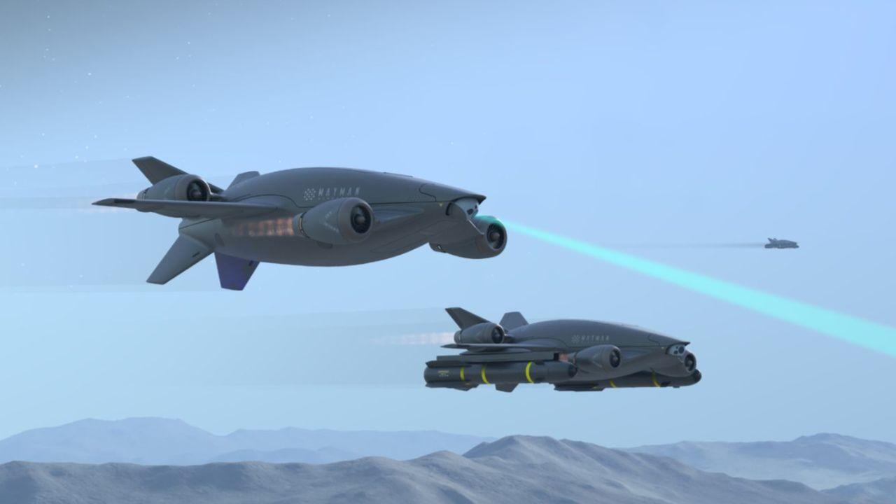 Los drones modelo Razor en una simulación de batalla
