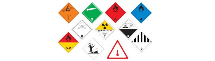 etiquetas identificar mercancías peligrosas
