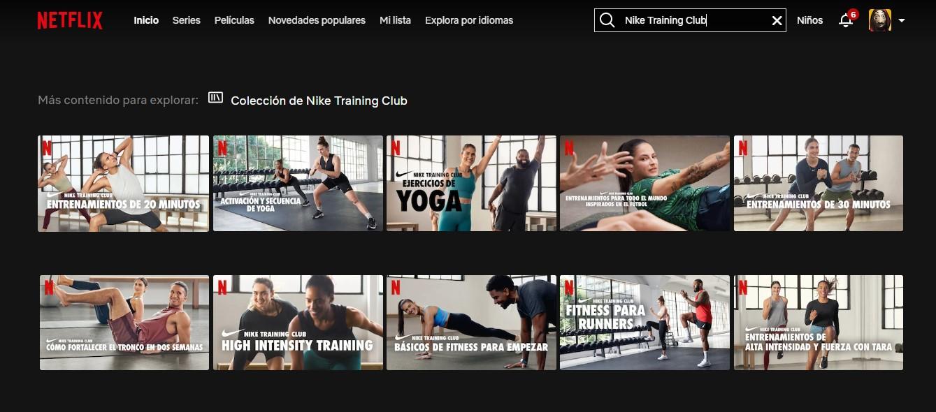 Nike Training Club Netflix
