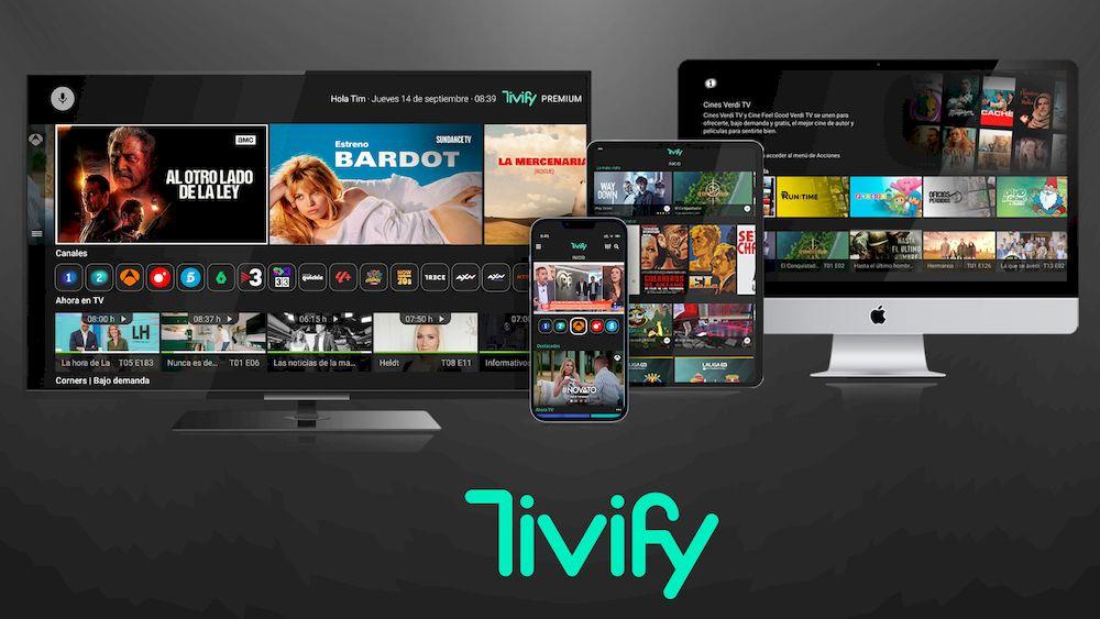 Selección de dispositivos con los que Tivify es compatible