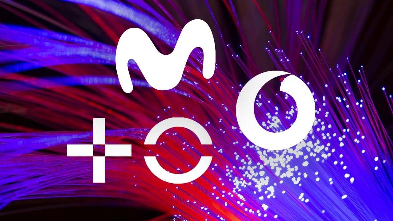 fibra óptica Movistar, Vodafone y MasOrange