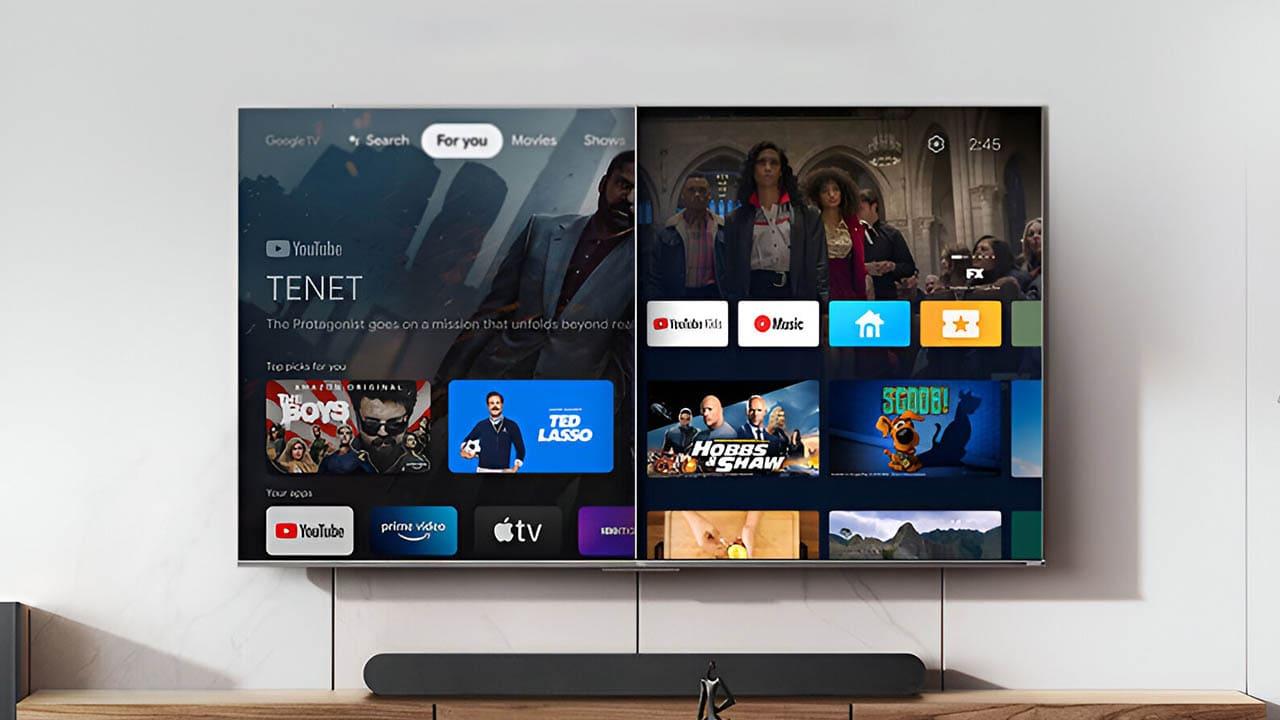 Smart TV con Google TV y Android TV