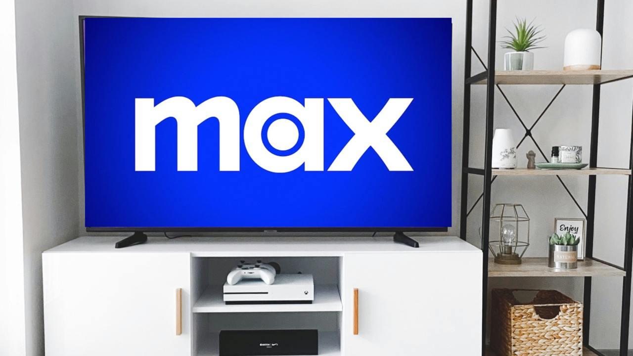 imagen de una smart tv con logo de Max