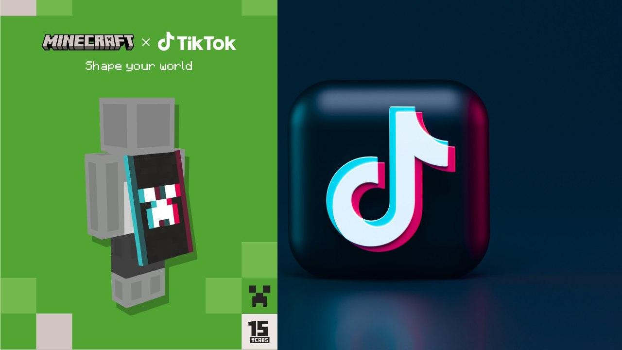Capa de TikTok en Minecraft