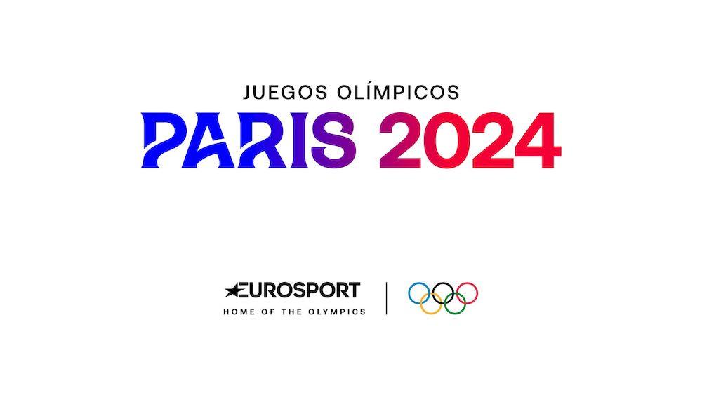 Logo de los Juegos Olímpicos de París 2024 y Eurosport