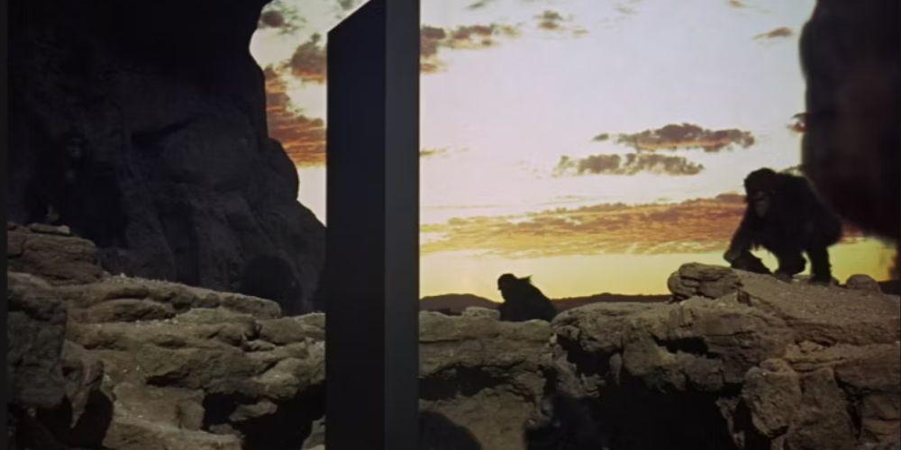 Uno de los monolitos de la película 2001 Odisea en el espacio
