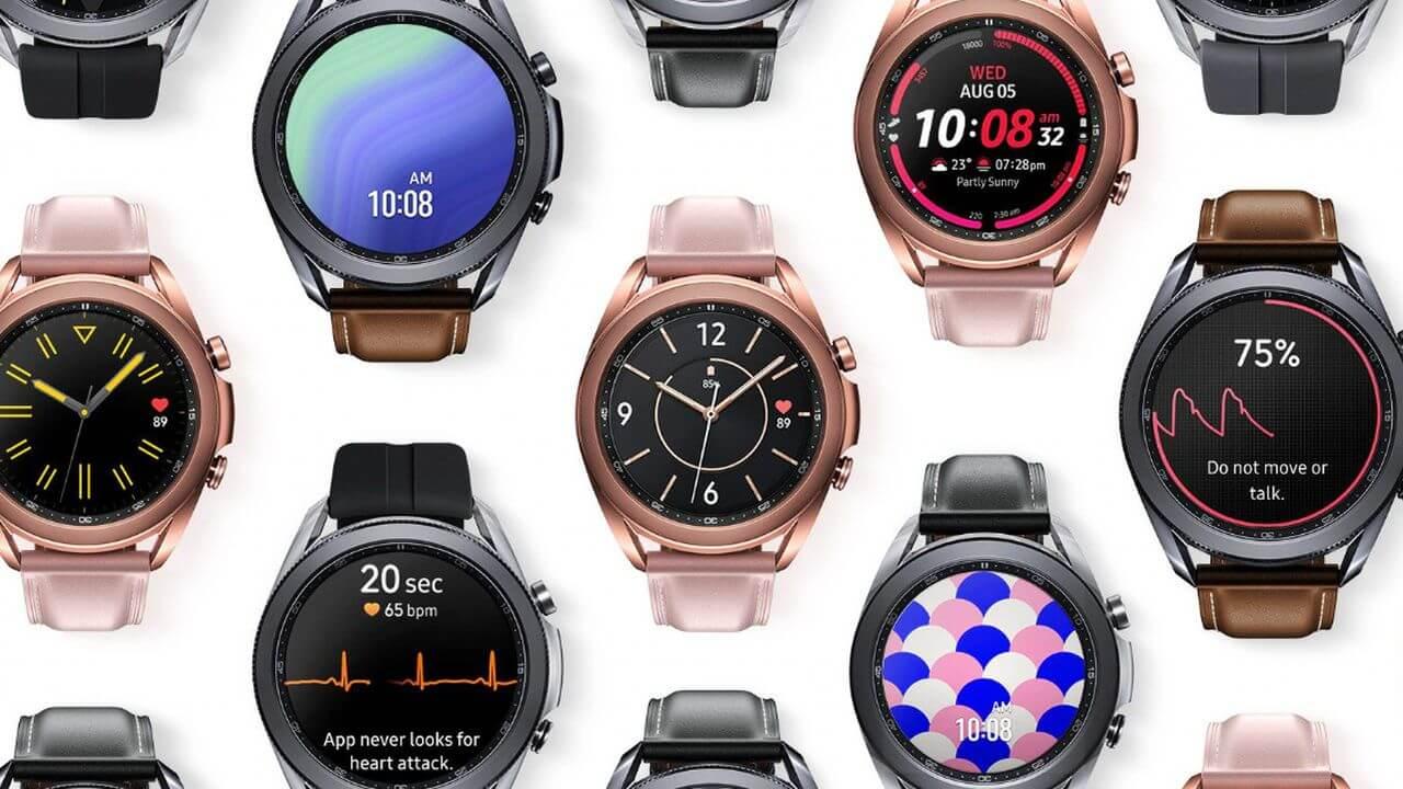 Distintos diseños y colores del Samsung Galaxy Watch3