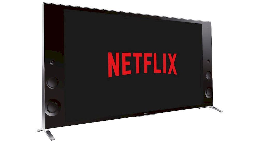Una Smart TV de Sony de 2014 con el logo de Netflix