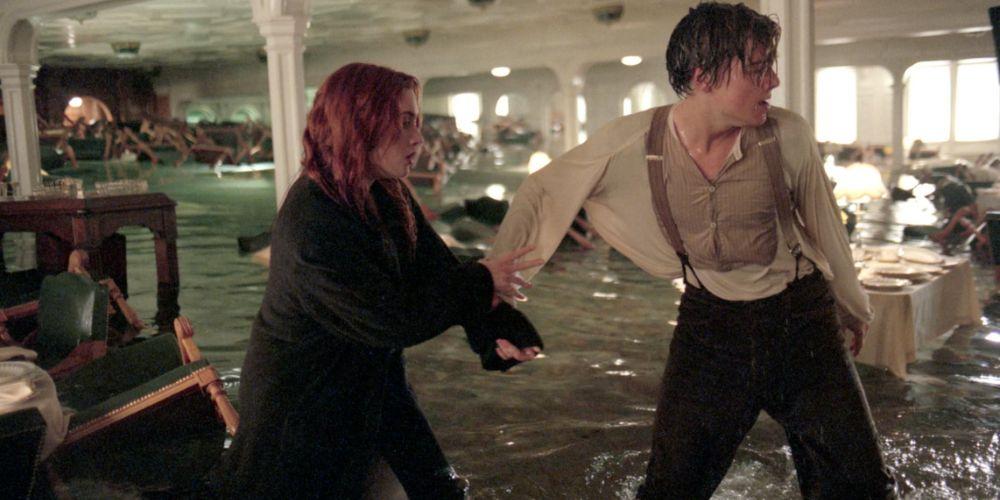 A scene from James Cameron's Titanic