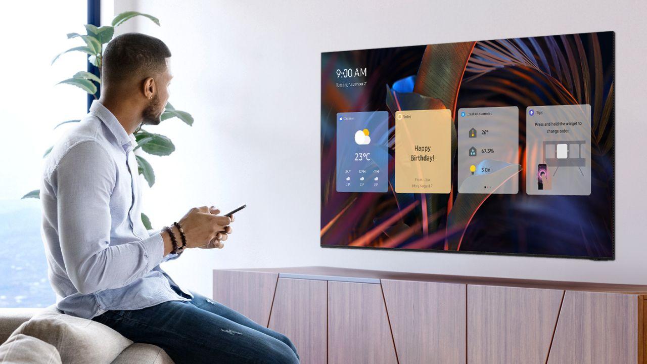 Usando una Smart TV de la marca Samsung con el sistema Tizen
