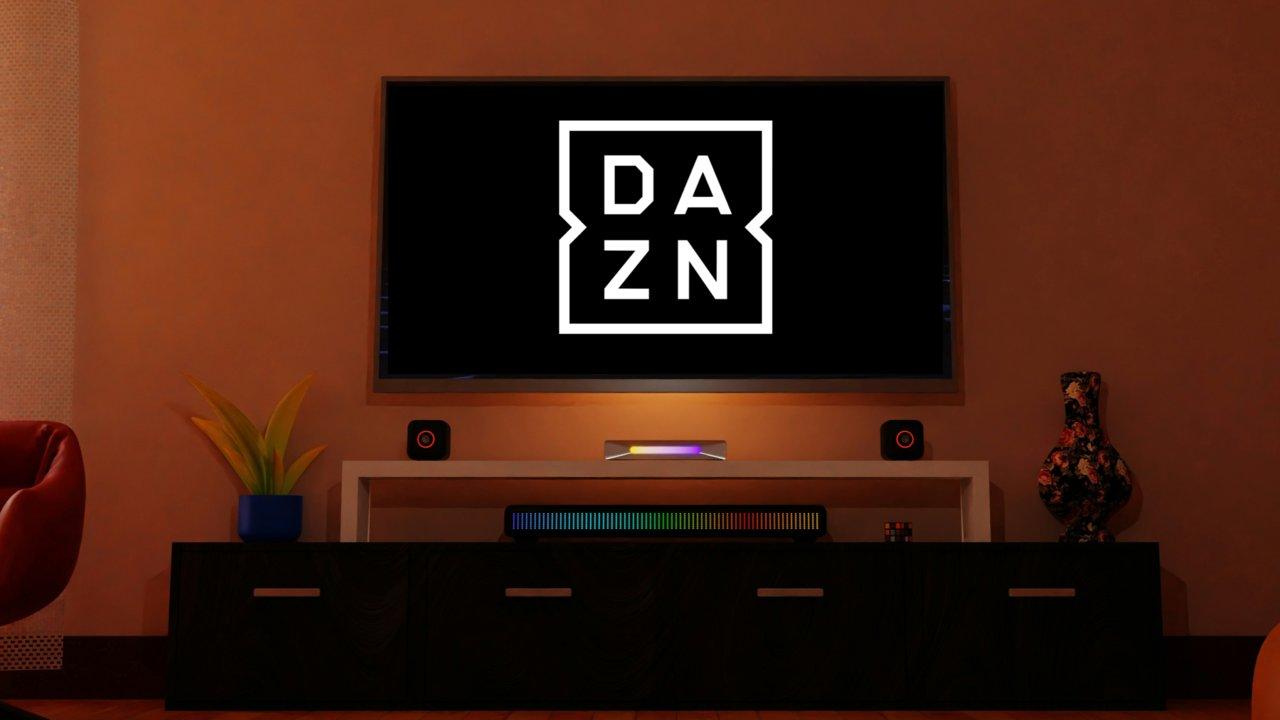 imagen de una smart tv con dazn