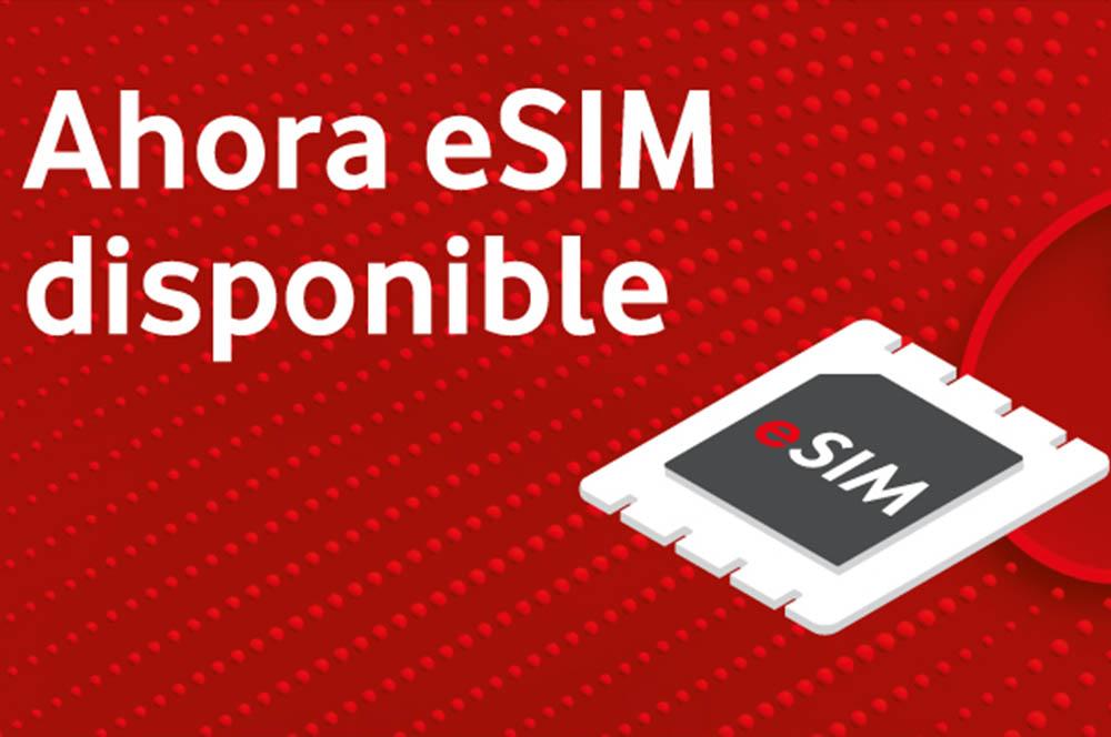 eSIM prepago Vodafone