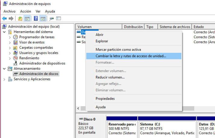 Cómo Cambiar La Letra De Una Unidad En Windows 6191