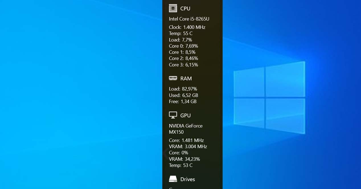 C mo tener siempre visible el uso del hardware en Windows 10