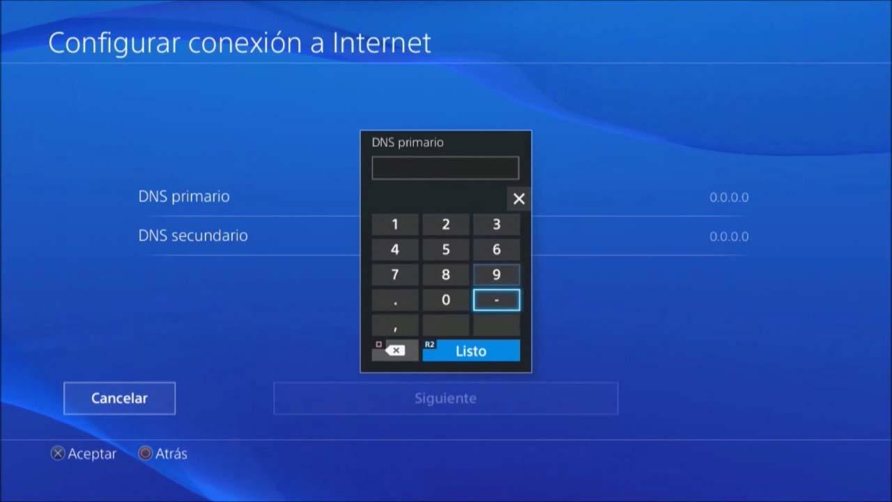 how to get to dns settings on ps4